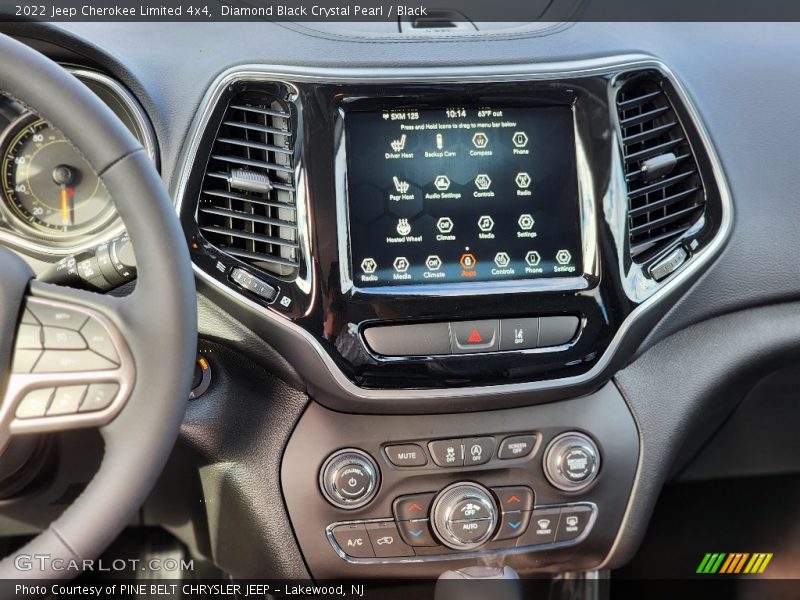 Diamond Black Crystal Pearl / Black 2022 Jeep Cherokee Limited 4x4