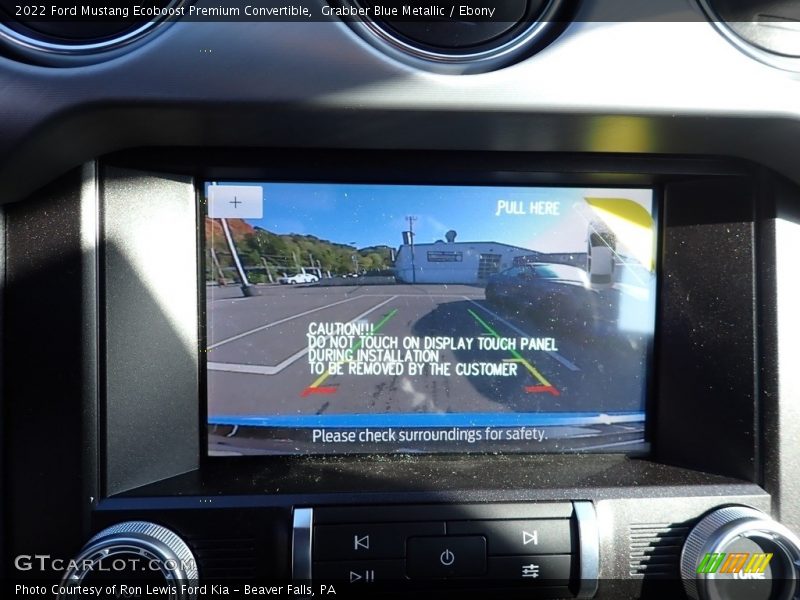 Grabber Blue Metallic / Ebony 2022 Ford Mustang Ecoboost Premium Convertible