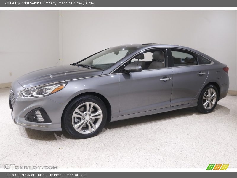 Machine Gray / Gray 2019 Hyundai Sonata Limited
