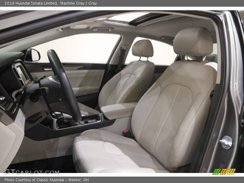 Machine Gray / Gray 2019 Hyundai Sonata Limited
