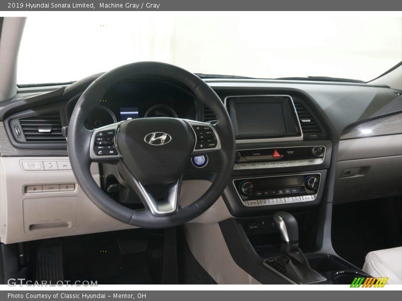 Machine Gray / Gray 2019 Hyundai Sonata Limited