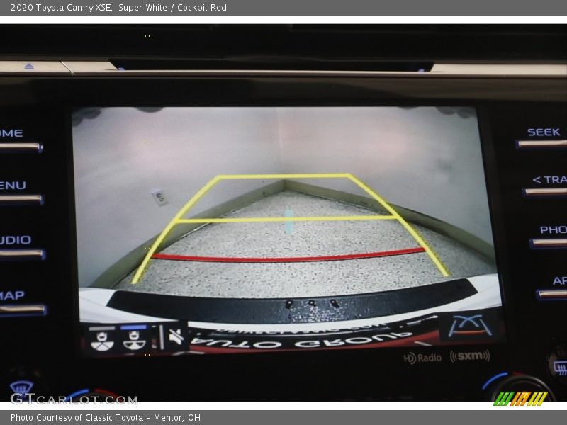 Super White / Cockpit Red 2020 Toyota Camry XSE