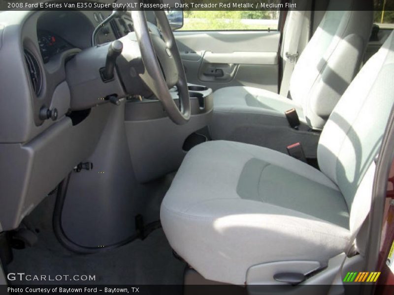 Dark Toreador Red Metallic / Medium Flint 2008 Ford E Series Van E350 Super Duty XLT Passenger