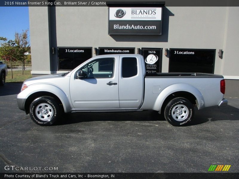 Brilliant Silver / Graphite 2016 Nissan Frontier S King Cab