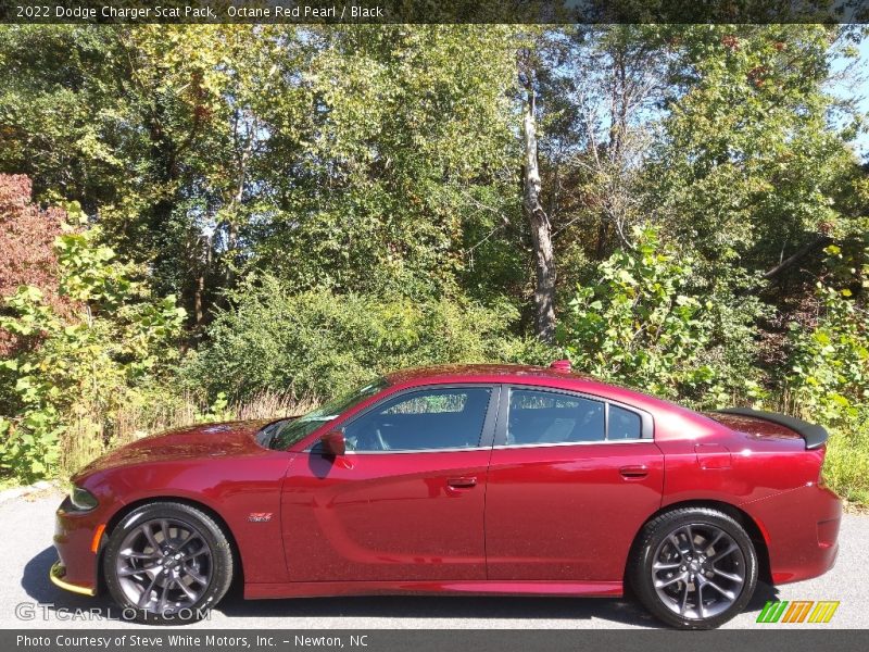 Octane Red Pearl / Black 2022 Dodge Charger Scat Pack