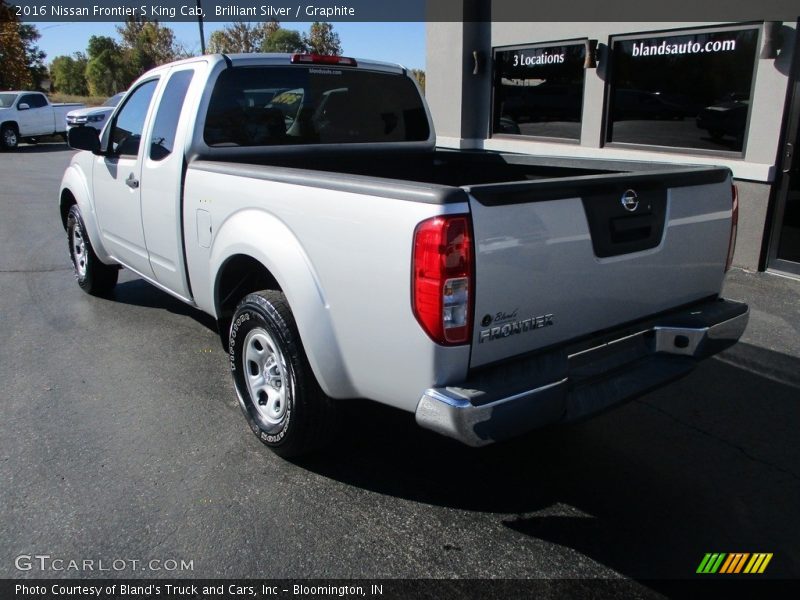 Brilliant Silver / Graphite 2016 Nissan Frontier S King Cab