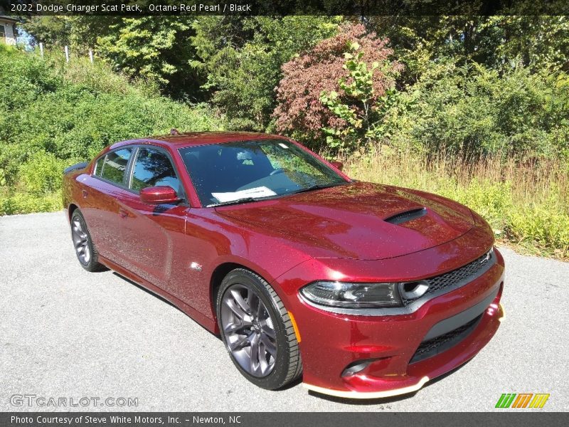 Octane Red Pearl / Black 2022 Dodge Charger Scat Pack