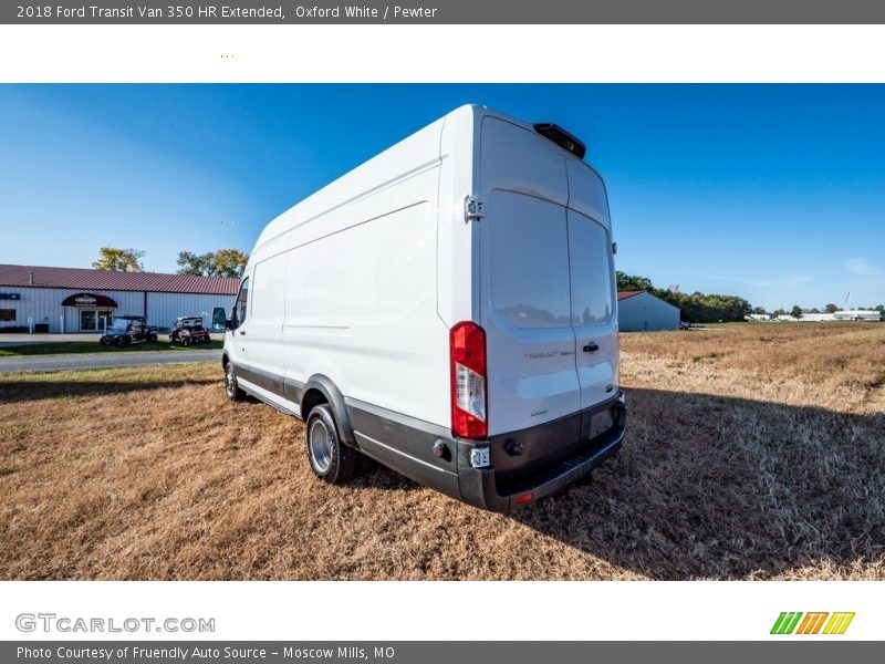Oxford White / Pewter 2018 Ford Transit Van 350 HR Extended