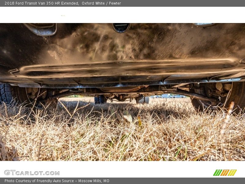 Oxford White / Pewter 2018 Ford Transit Van 350 HR Extended
