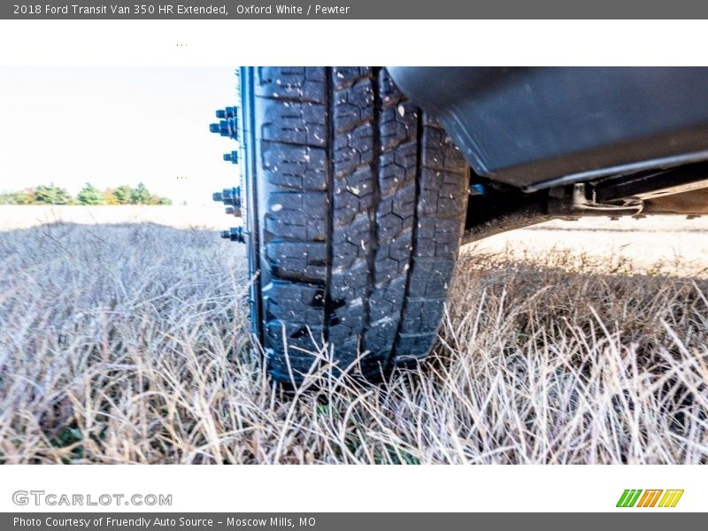 Oxford White / Pewter 2018 Ford Transit Van 350 HR Extended