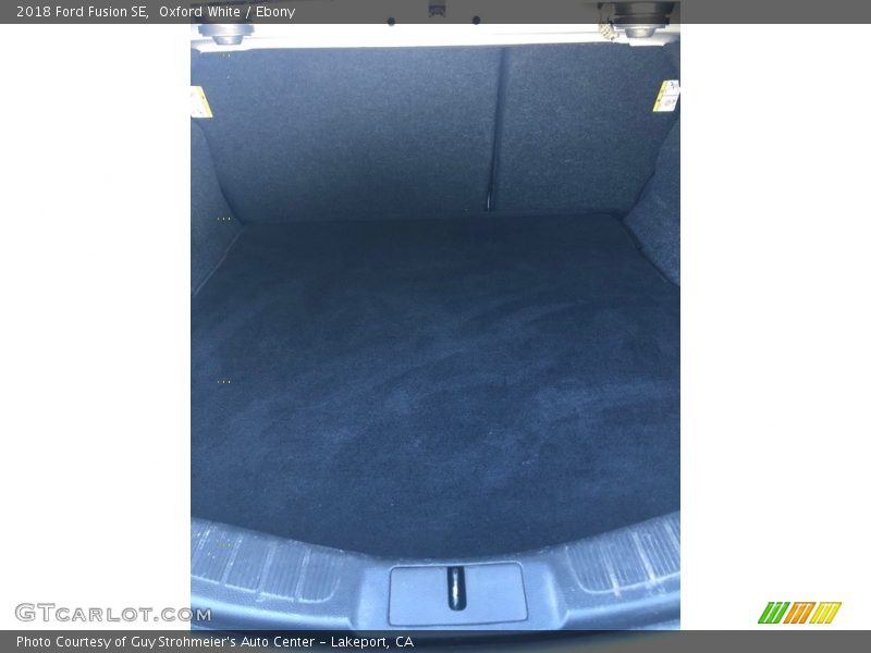 Oxford White / Ebony 2018 Ford Fusion SE