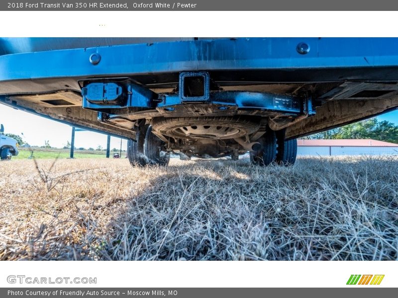 Oxford White / Pewter 2018 Ford Transit Van 350 HR Extended