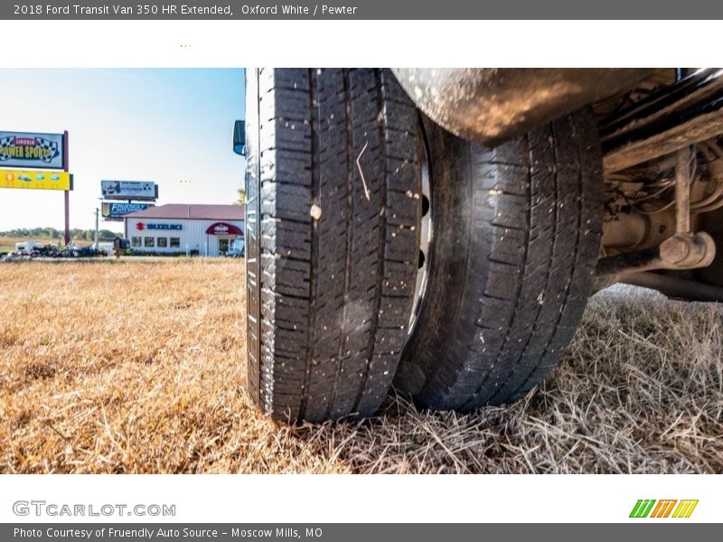 Oxford White / Pewter 2018 Ford Transit Van 350 HR Extended