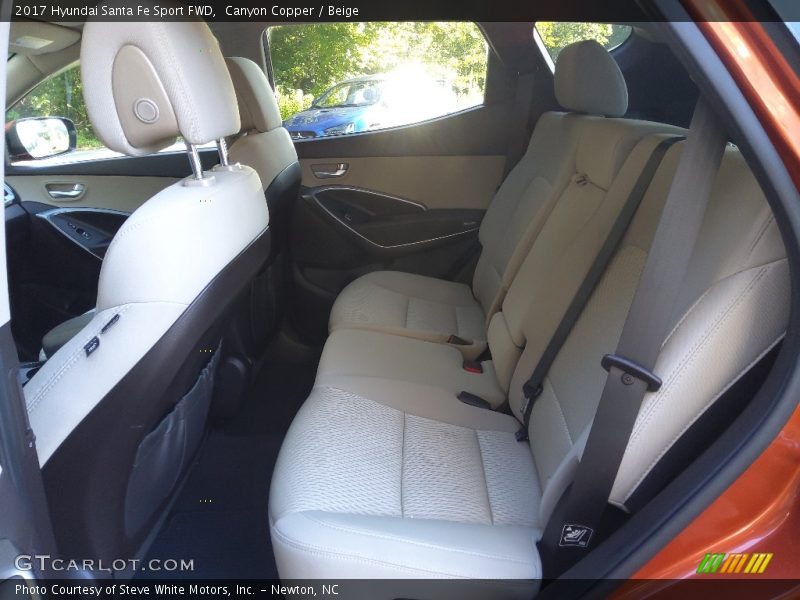 Canyon Copper / Beige 2017 Hyundai Santa Fe Sport FWD