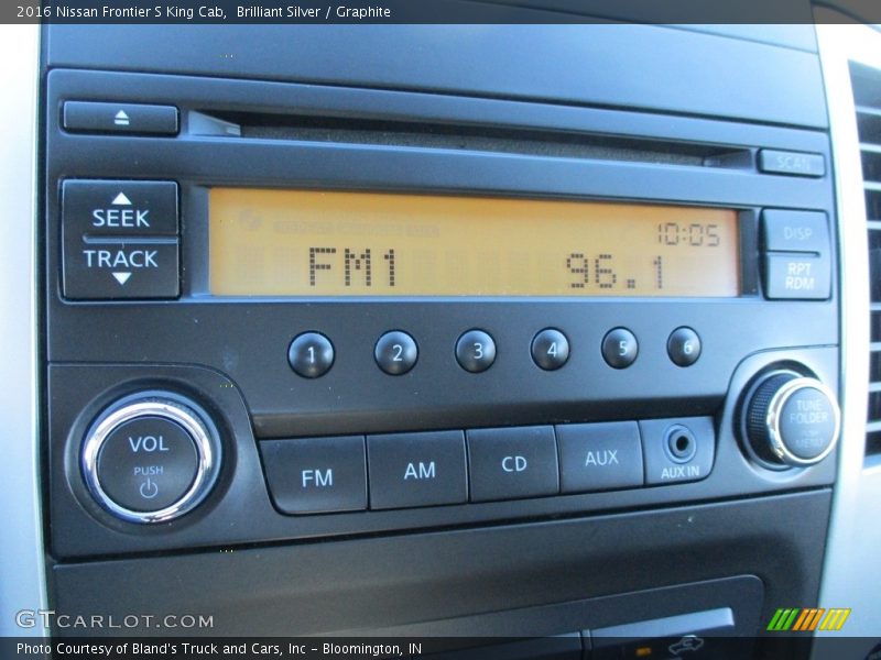Audio System of 2016 Frontier S King Cab