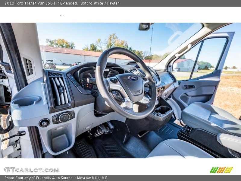  2018 Transit Van 350 HR Extended Pewter Interior