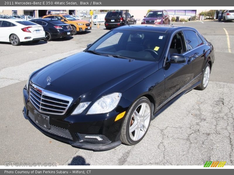 Black / Black 2011 Mercedes-Benz E 350 4Matic Sedan