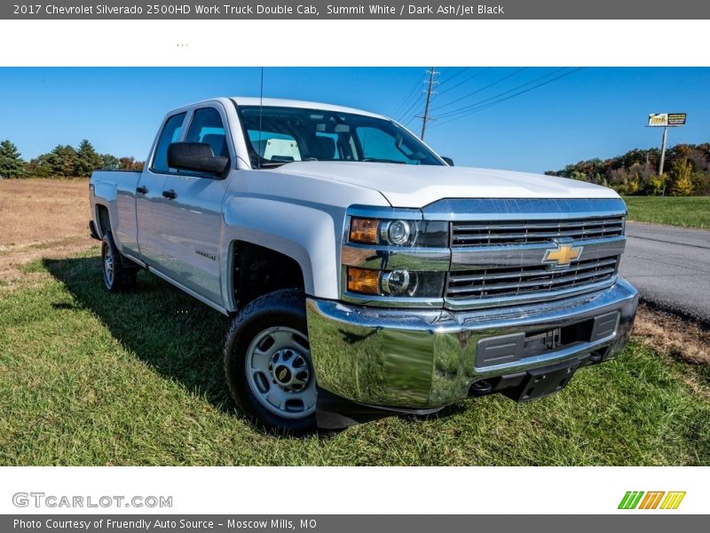 Summit White / Dark Ash/Jet Black 2017 Chevrolet Silverado 2500HD Work Truck Double Cab