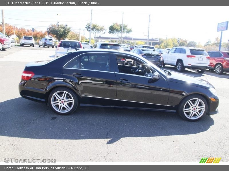 Black / Black 2011 Mercedes-Benz E 350 4Matic Sedan
