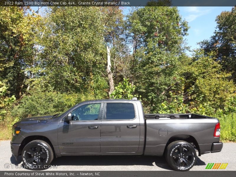 Granite Crystal Metallic / Black 2022 Ram 1500 Big Horn Crew Cab 4x4