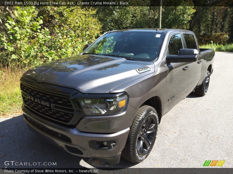 Granite Crystal Metallic / Black 2022 Ram 1500 Big Horn Crew Cab 4x4