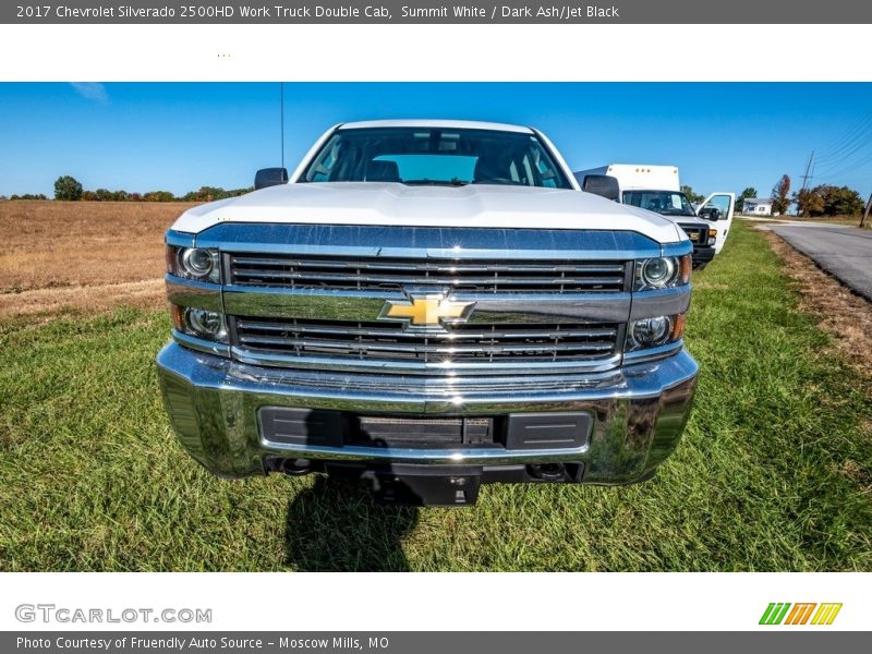 Summit White / Dark Ash/Jet Black 2017 Chevrolet Silverado 2500HD Work Truck Double Cab