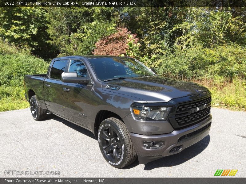 Granite Crystal Metallic / Black 2022 Ram 1500 Big Horn Crew Cab 4x4