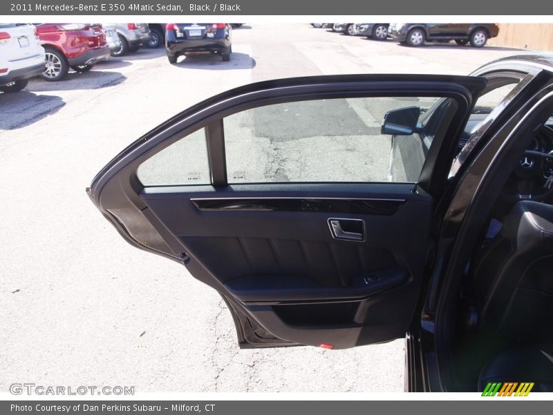 Black / Black 2011 Mercedes-Benz E 350 4Matic Sedan
