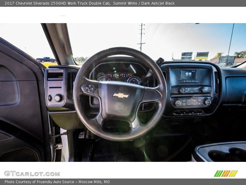 Summit White / Dark Ash/Jet Black 2017 Chevrolet Silverado 2500HD Work Truck Double Cab