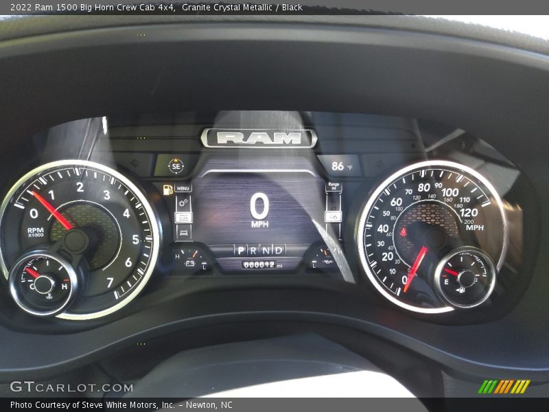 Granite Crystal Metallic / Black 2022 Ram 1500 Big Horn Crew Cab 4x4