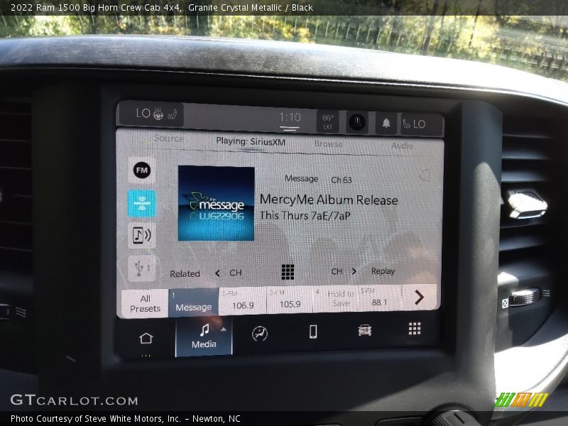 Granite Crystal Metallic / Black 2022 Ram 1500 Big Horn Crew Cab 4x4