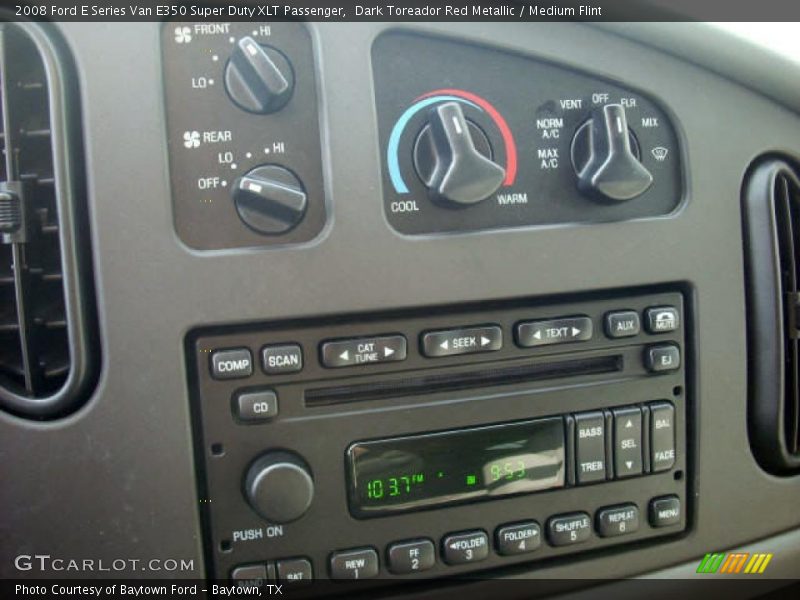 Dark Toreador Red Metallic / Medium Flint 2008 Ford E Series Van E350 Super Duty XLT Passenger