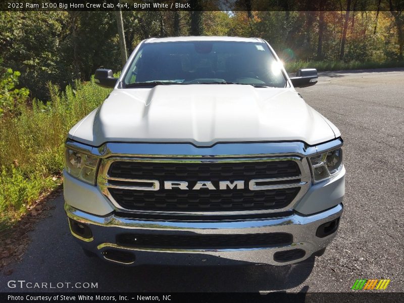 Bright White / Black 2022 Ram 1500 Big Horn Crew Cab 4x4