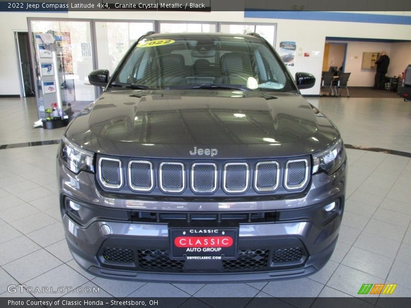 Granite Crystal Metallic / Black 2022 Jeep Compass Latitude 4x4