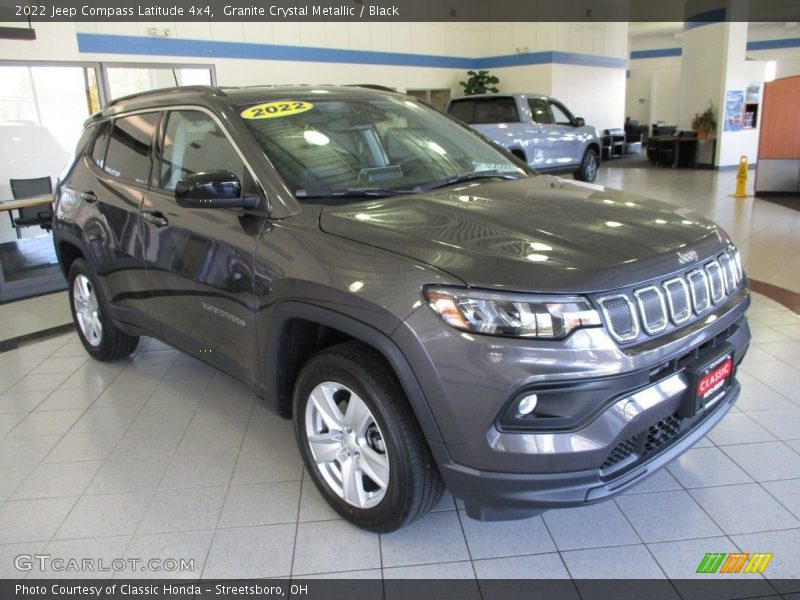 Granite Crystal Metallic / Black 2022 Jeep Compass Latitude 4x4