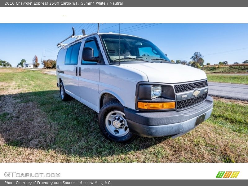 Summit White / Neutral 2016 Chevrolet Express 2500 Cargo WT