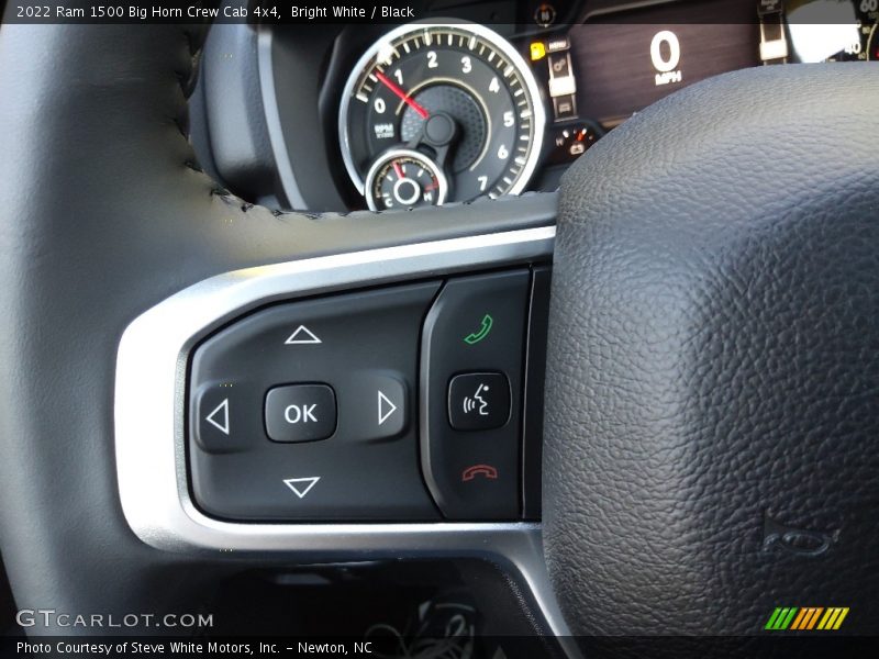 Bright White / Black 2022 Ram 1500 Big Horn Crew Cab 4x4