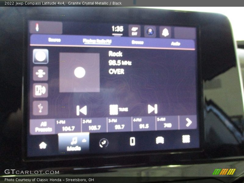 Granite Crystal Metallic / Black 2022 Jeep Compass Latitude 4x4