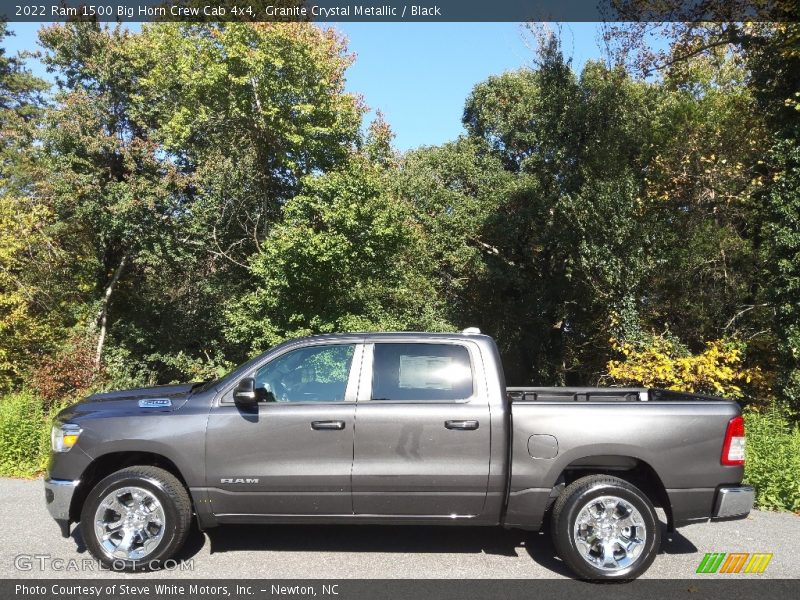 Granite Crystal Metallic / Black 2022 Ram 1500 Big Horn Crew Cab 4x4