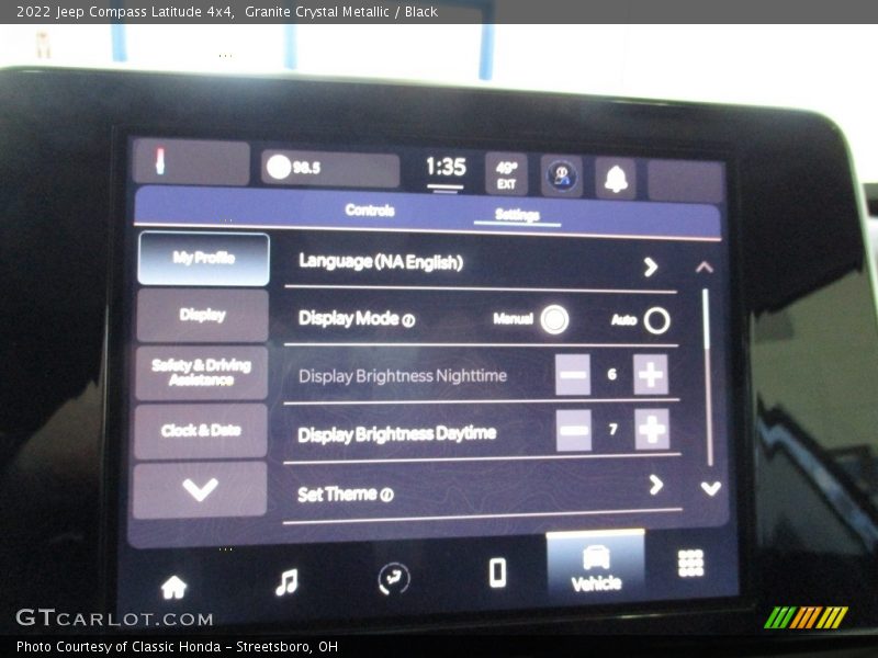 Granite Crystal Metallic / Black 2022 Jeep Compass Latitude 4x4