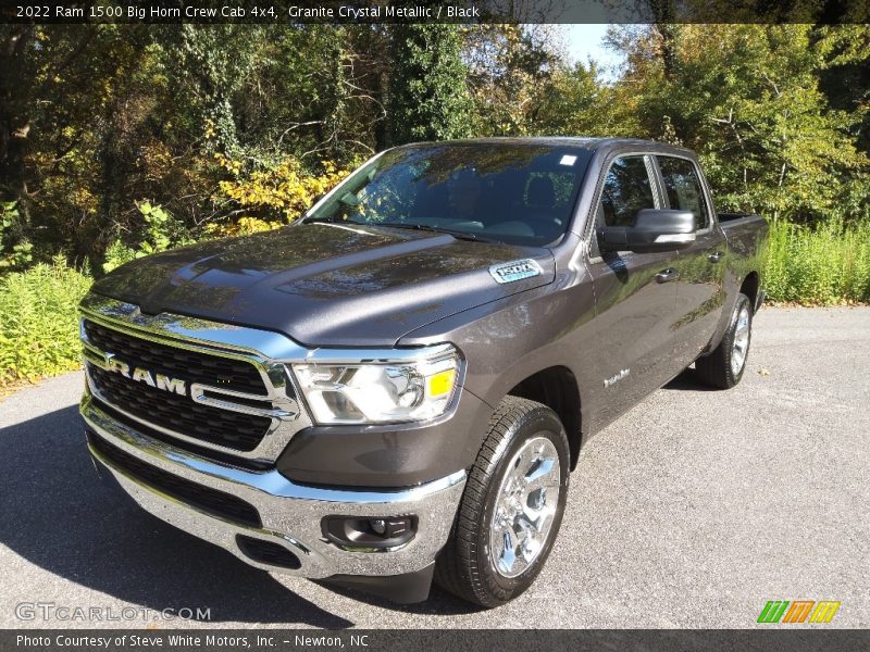 Granite Crystal Metallic / Black 2022 Ram 1500 Big Horn Crew Cab 4x4