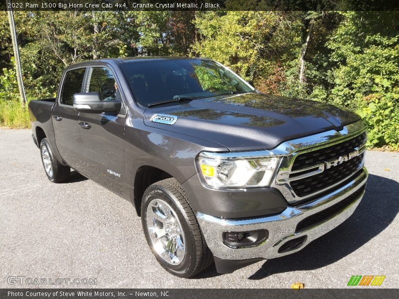Granite Crystal Metallic / Black 2022 Ram 1500 Big Horn Crew Cab 4x4