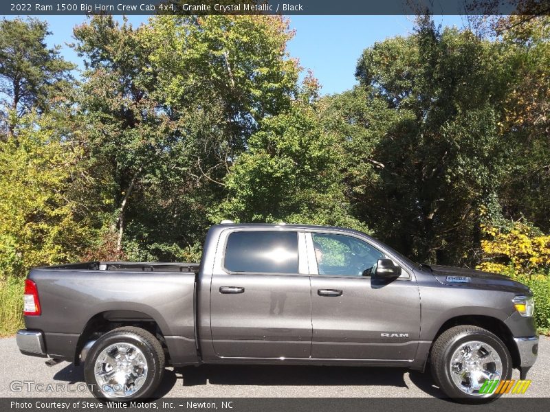 Granite Crystal Metallic / Black 2022 Ram 1500 Big Horn Crew Cab 4x4