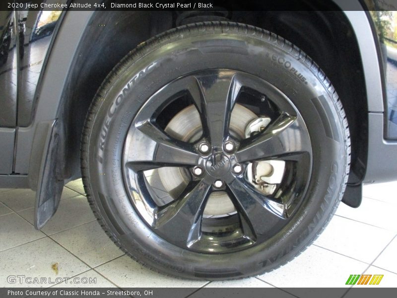 Diamond Black Crystal Pearl / Black 2020 Jeep Cherokee Altitude 4x4