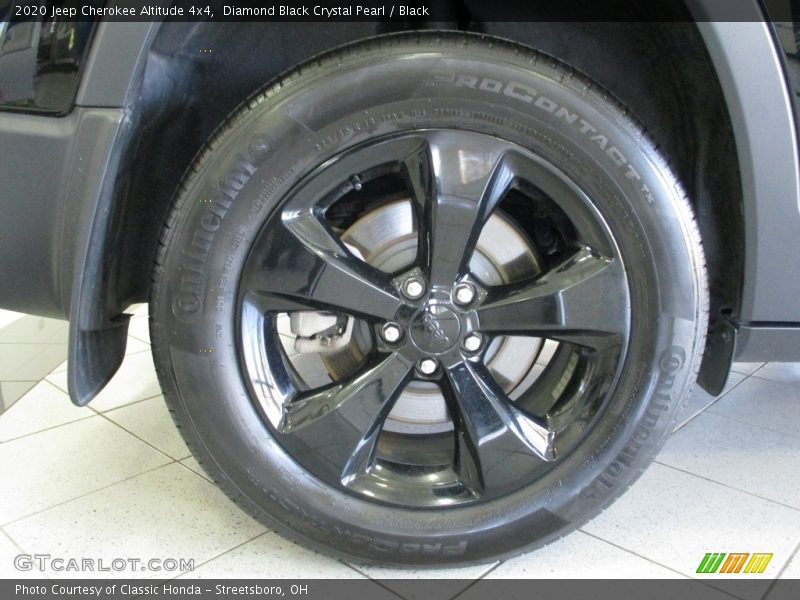 Diamond Black Crystal Pearl / Black 2020 Jeep Cherokee Altitude 4x4