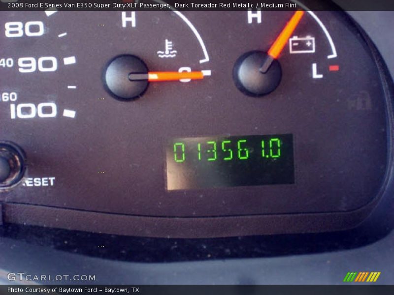 Dark Toreador Red Metallic / Medium Flint 2008 Ford E Series Van E350 Super Duty XLT Passenger