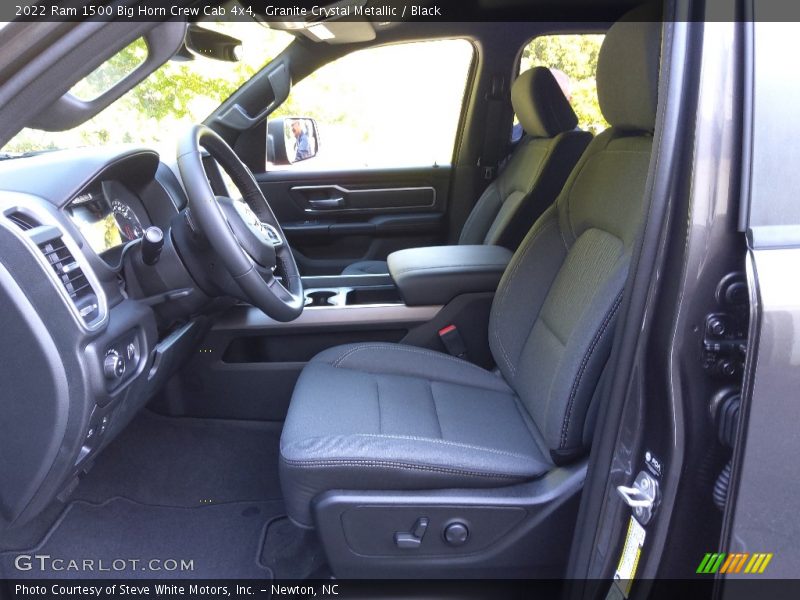 Granite Crystal Metallic / Black 2022 Ram 1500 Big Horn Crew Cab 4x4