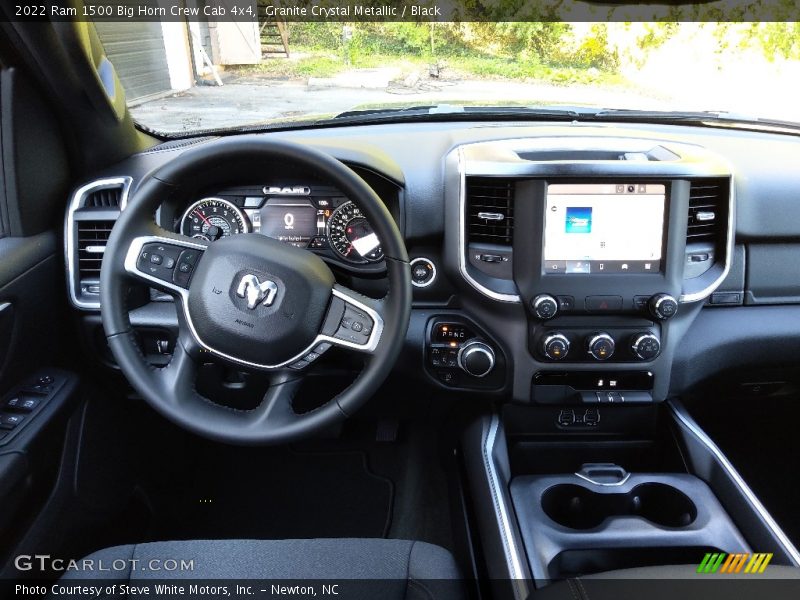 Granite Crystal Metallic / Black 2022 Ram 1500 Big Horn Crew Cab 4x4