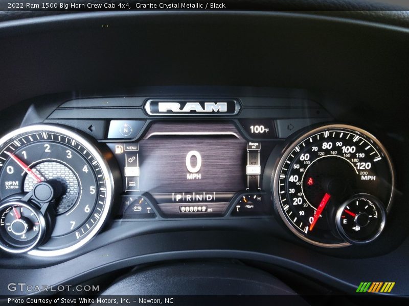 Granite Crystal Metallic / Black 2022 Ram 1500 Big Horn Crew Cab 4x4