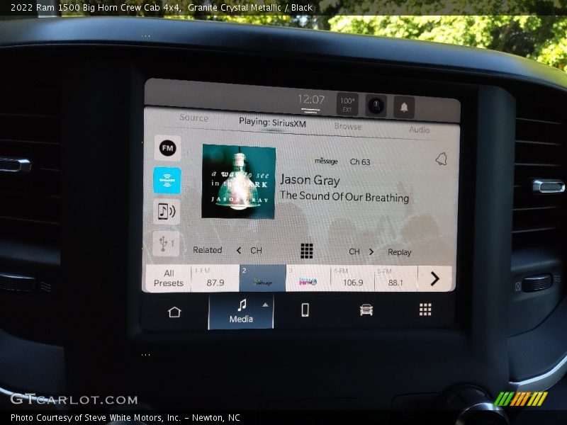 Granite Crystal Metallic / Black 2022 Ram 1500 Big Horn Crew Cab 4x4